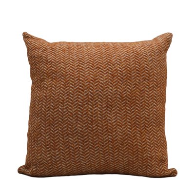 Housse de coussin en laine avec motif chevron TOISON D OR