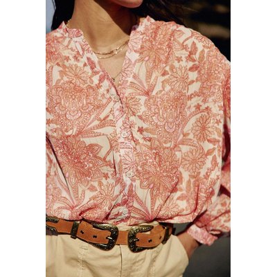 Blouse ample à col V, imprimé floral, BOLIE LA PETITE ETOILE