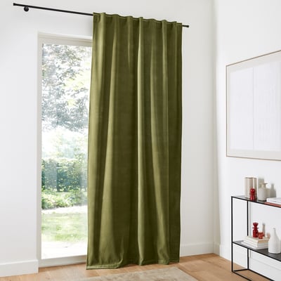 Velvet Thermal Curtain with Hidden Tabs LA REDOUTE INTERIEURS