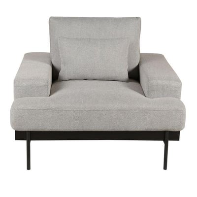 Fauteuil velours côtelé beige ZAGO