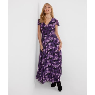 Fabuleuse Robe Longue en Mesh Fleurie JOE BROWNS