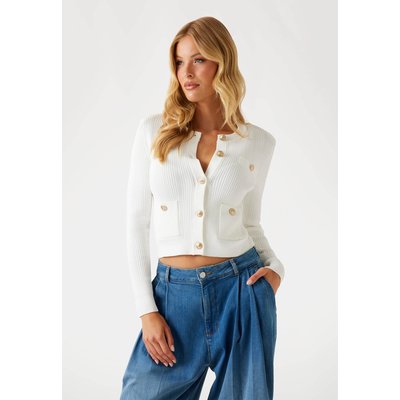 Cardigan Maille Côtelée GUESS