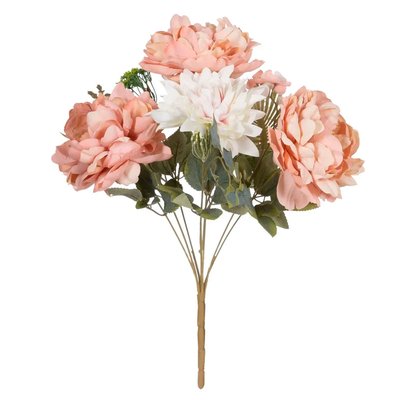 Bouquet de fleurs roses en tissu WADIGA