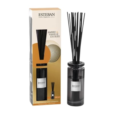 Parfum d'intérieur - Bouquet parfumé Ambre et vanille étoilée 100 ml ESTEBAN