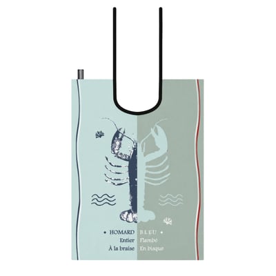 Bavoir en coton homard SUD ETOFFE