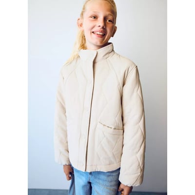 Veste matelassée col cheminée MANGO KIDS