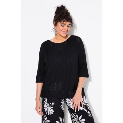 Pull encolure bateau et manches courtes ULLA POPKEN
