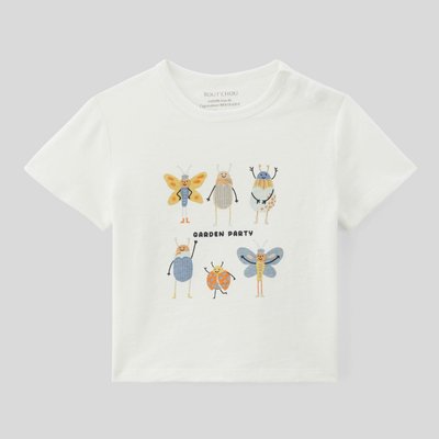 T-shirt manches courtes imprimé en coton BIO GOTS BOUT'CHOU