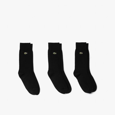 Lot de 3 paires de chaussettes montantes LACOSTE