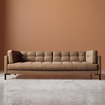 Landau Smart Leather 2/3/4 Seater Sofa SWOON