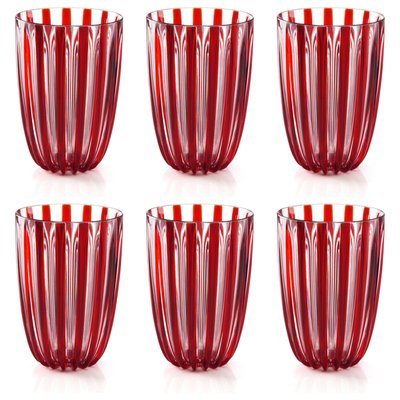 Lot de 6 verres à eau DOLCEVITA GUZZINI
