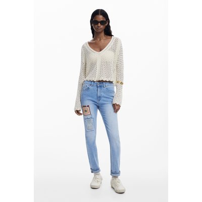 Jean slim à patchs DESIGUAL