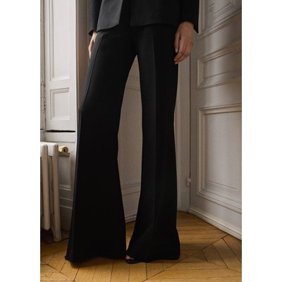 Pantalon évasé taille haute MANGO