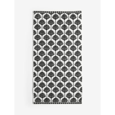 Serviette à motif éventails géométriques NEXT