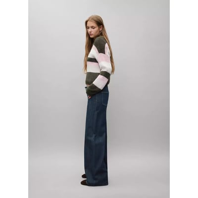 Jean low waist wide leg MANGO TEEN