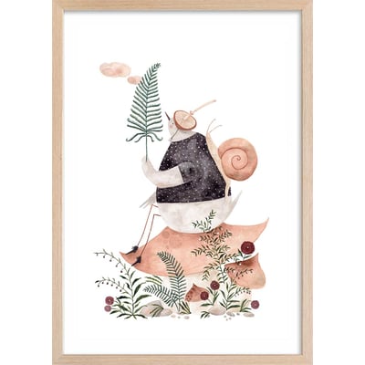 Affiche enfant les trésors de la forêt HEXOA