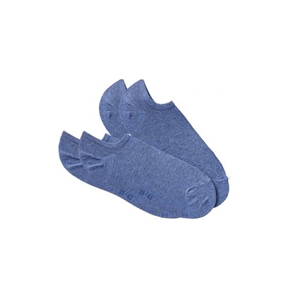 Lot de 2 paires de socquettes invisibles DAMART