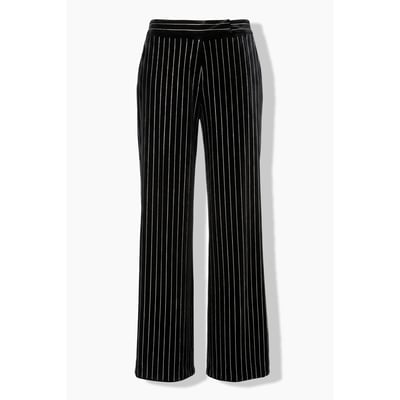 Pantalon en velours Mary, jambe large, strass ULLA POPKEN