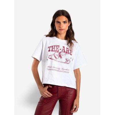 T-shirt à manches courtes avec sérigraphie THE-ARE