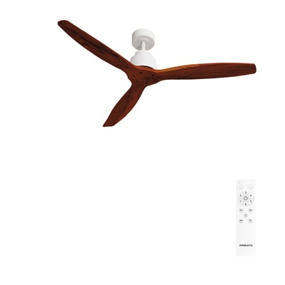 Ventilateur de plafond 40W  sans lumière et télécommande WIND STYLANCE NATURAL WOOD CREATE