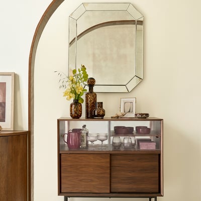 Belvia Distressed Finish Mirror, L75 X H90cm LA REDOUTE INTERIEURS