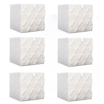 Lot de 6 cubes de rangement pliable losange THE HOME DECO FACTORY
