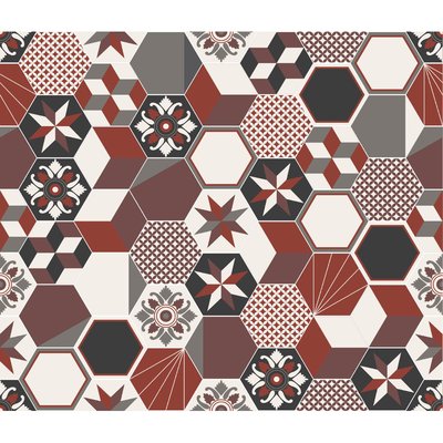 Crédence adhésive carreaux en aluminium Exa TOILINUX