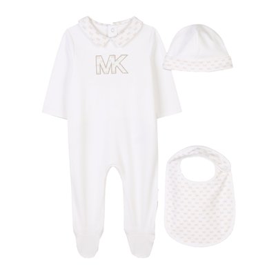 Pyjama bonnet et bavoir coton MICHAEL KORS