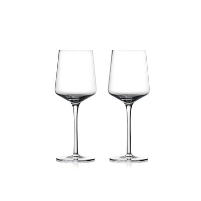 Lot de 2 verres à vin blanc en cristal ROCKS ZONE DENMARK