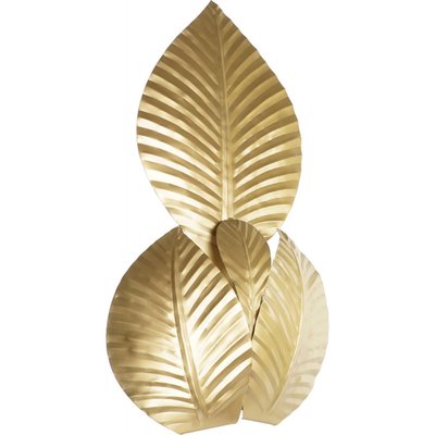Applique en métal, design feuillage tropical RECOLLECTION