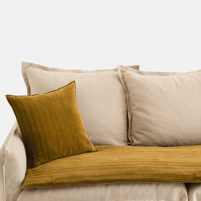 Matelas d'assise, en velours ciselé, MILO LA REDOUTE INTERIEURS
