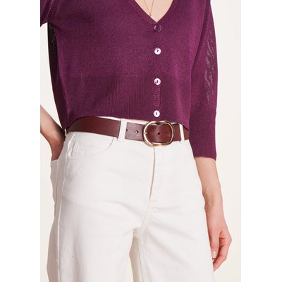 Ceinture en cuir de vachette LA FEE MARABOUTEE