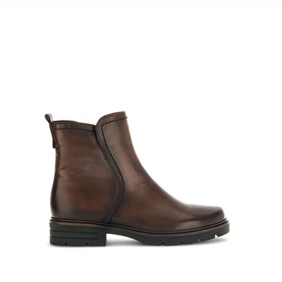 Bottines en cuir lisse à talon décroché GABOR