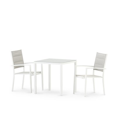 Salon de jardin, 2 chaises, TOKYO DEFORA HOME