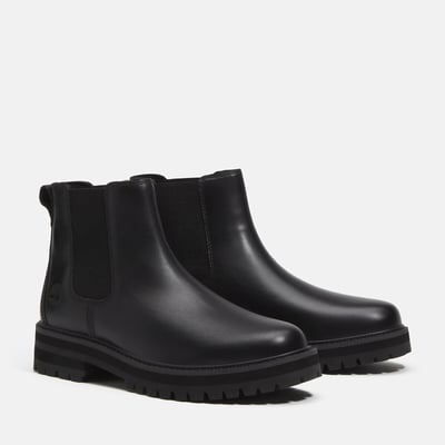 Britton Drive Mid Chelsea Leather Ankle Boots TIMBERLAND