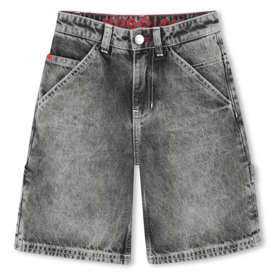 Bermuda en jean à poches HUGO KIDSWEAR