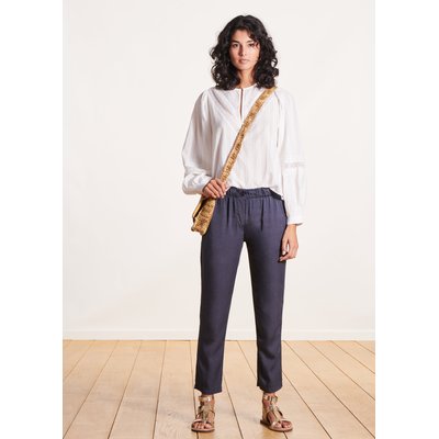 Pantalon fluide en lyocell LA FEE MARABOUTEE