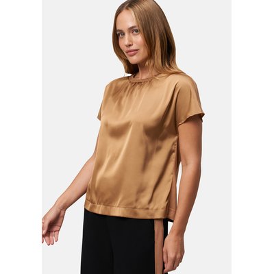 T-shirt en satin avec manches papillon ZERO