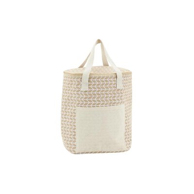 Sac lunch isotherme en jute Géométrique 25x15x19 AUBRY GASPARD