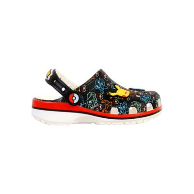 Sabot Plate à Enfiler Pokemon Print Cls Clg CROCS