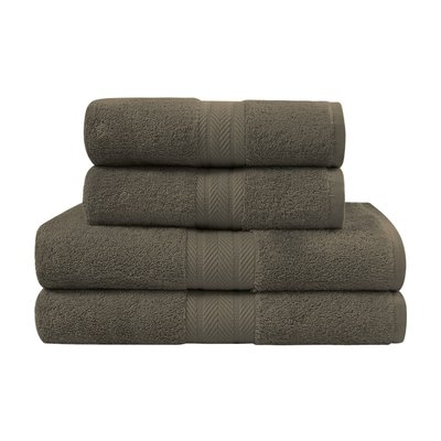 Ensemble de bain 4 pièces (2 draps de bain + 2 serviettes de toilette) LUXURY SENSEI MAISON