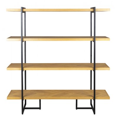 Bibliothèque en bois et acier noir - CLASS DUTCHBONE