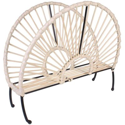 Porte-revues effet rotin Arc CMP
