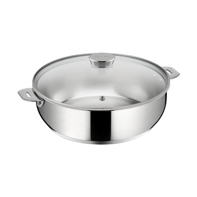 Sauteuse Avec Couvercle Sans Manche Salvaspazio+ En Inox Ø24 Cm LAGOSTINA