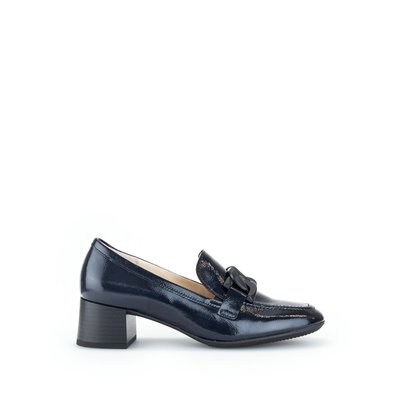 Mocassins en vernis à talon block décroché GABOR