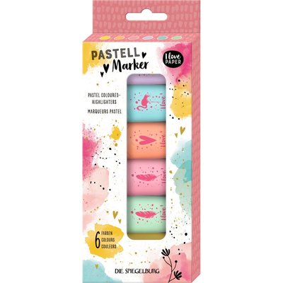 Marqueurs pastels - I love Paper COPPENRATH