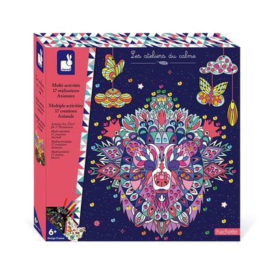 Kit Créatif - Coffret Multi-activités 17 Réalisations Animaux JANOD