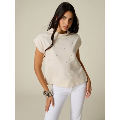 T-shirt avec strass OLTRE