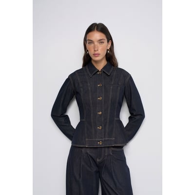 VESTE EN DENIM CINTRÉE DENIM ATELIER SALSA JEANS