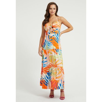 Robe Longue Imprimé Tropical GUESS